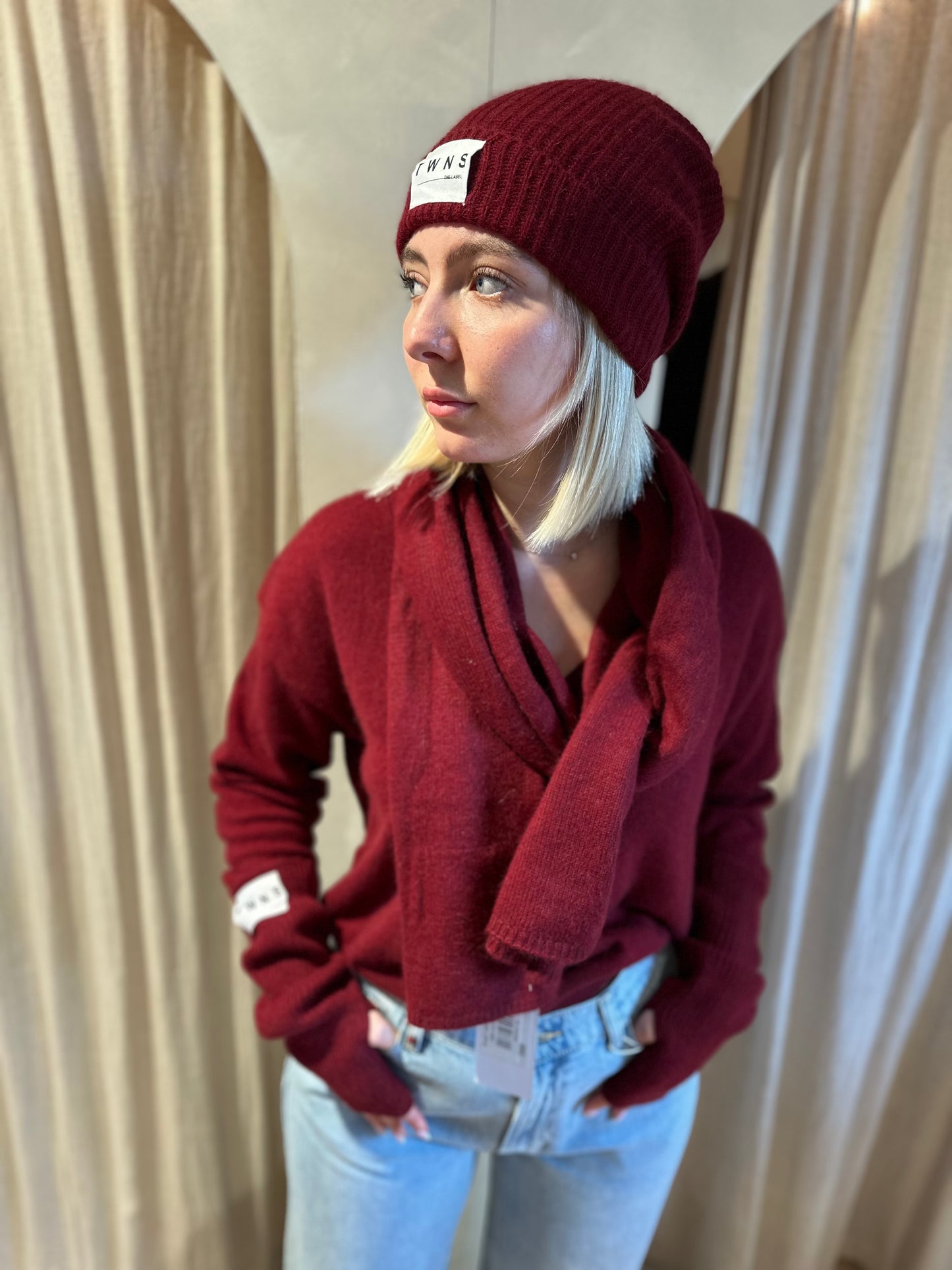 Mittens loveland - burgundy