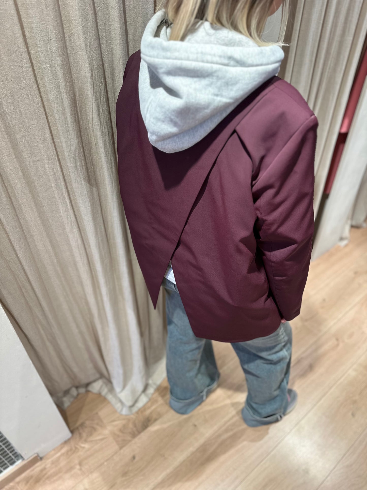 Blazer with back détail - winestating