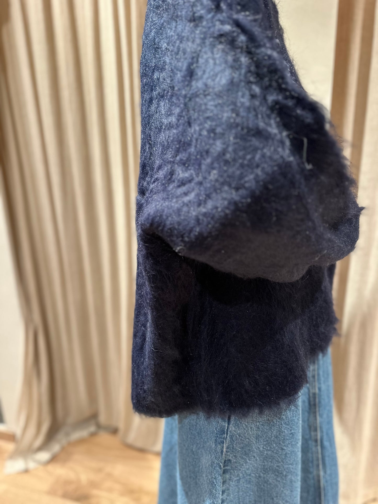 Gillis brush knit - night Sky