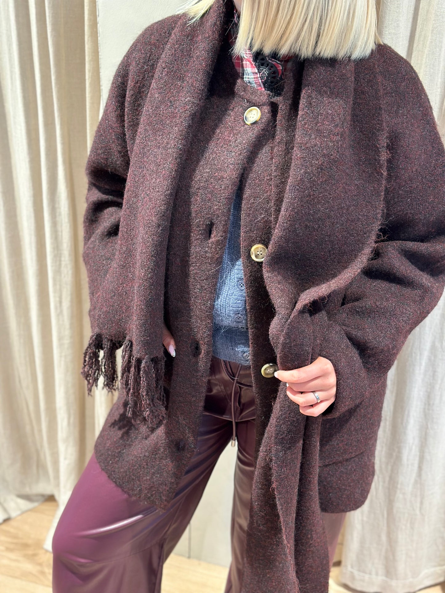 Gilet/veste Sofi - prune