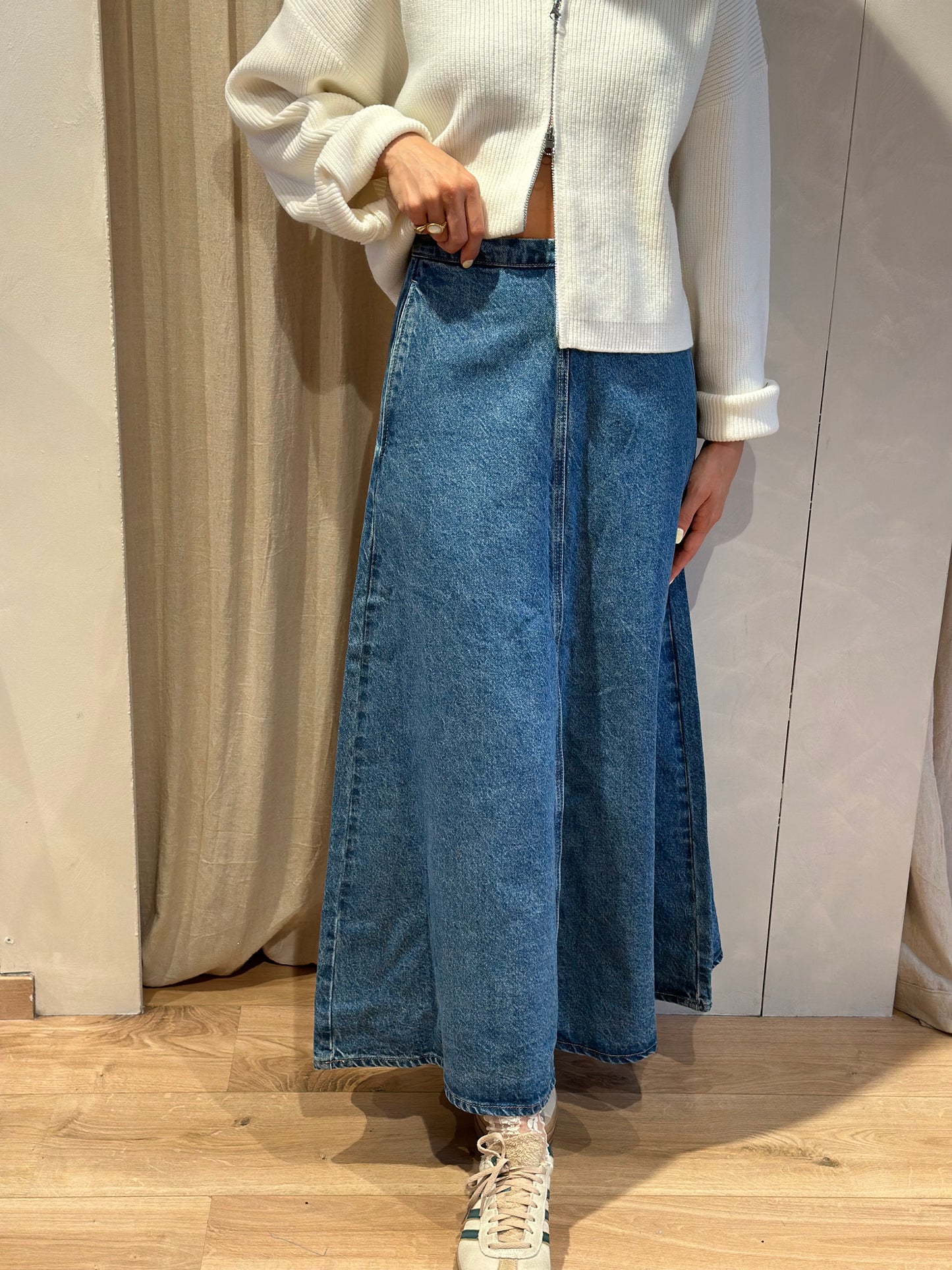 Waverly denim skirt