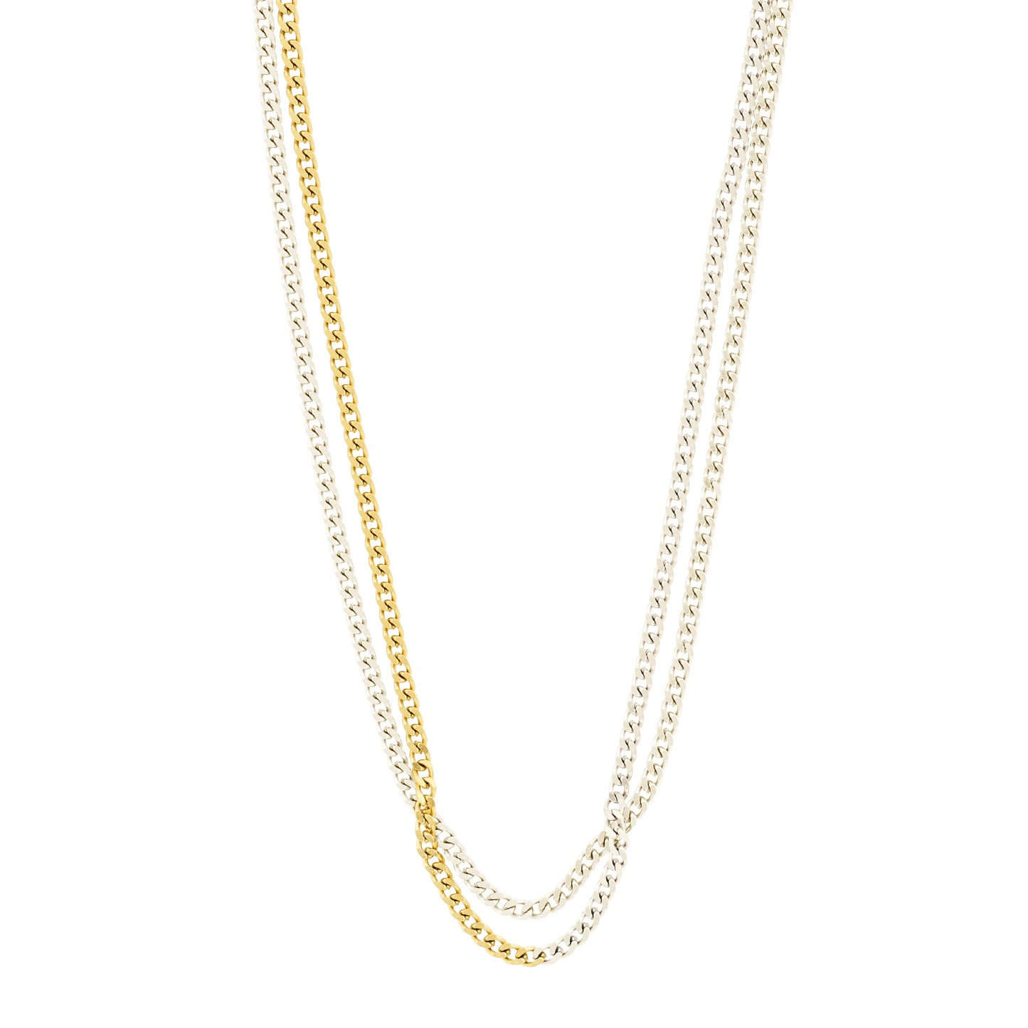 Ensemble de colliers INNER 2 en 1 métaux mélangés