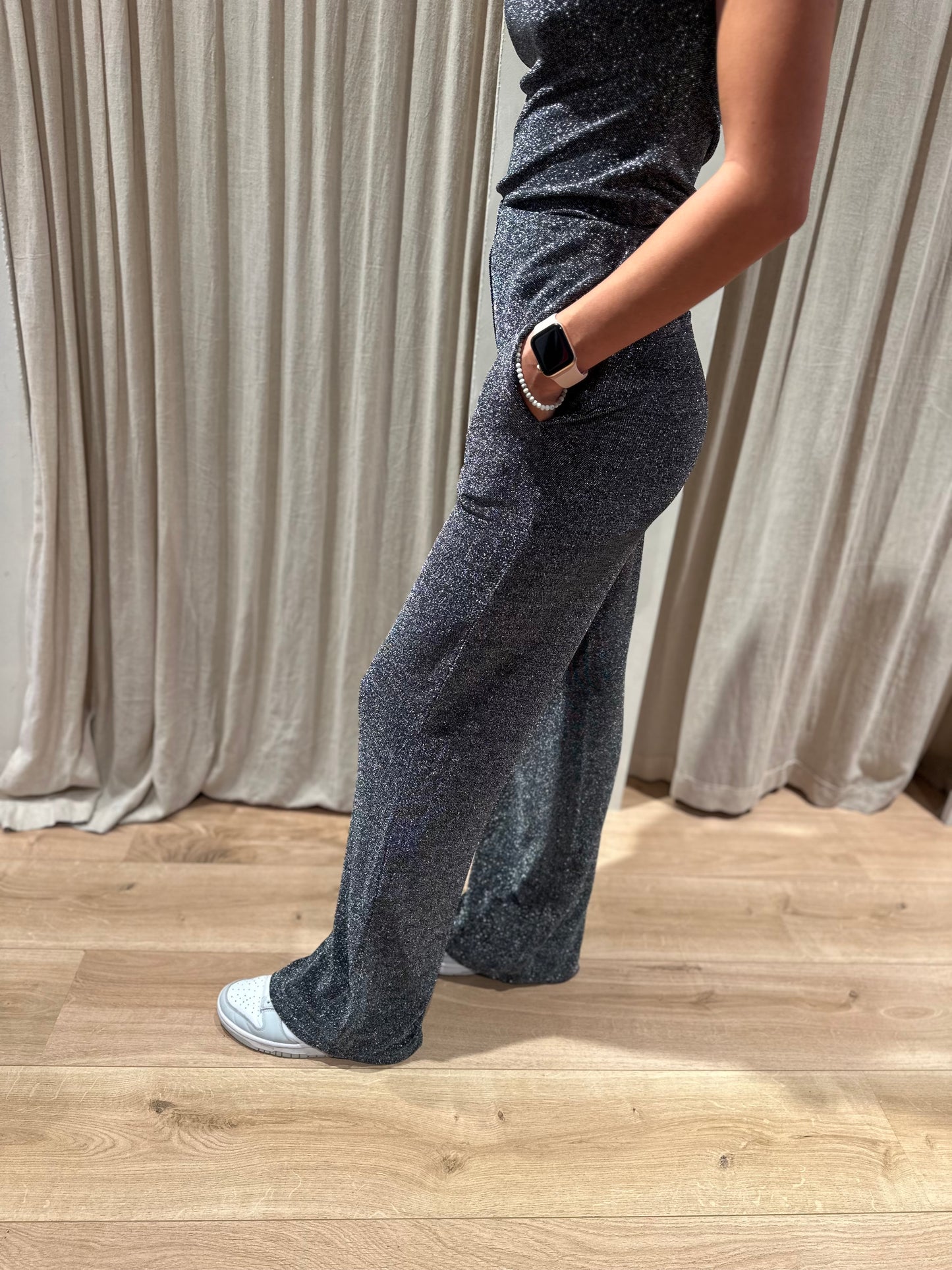 Pantalon true - argent