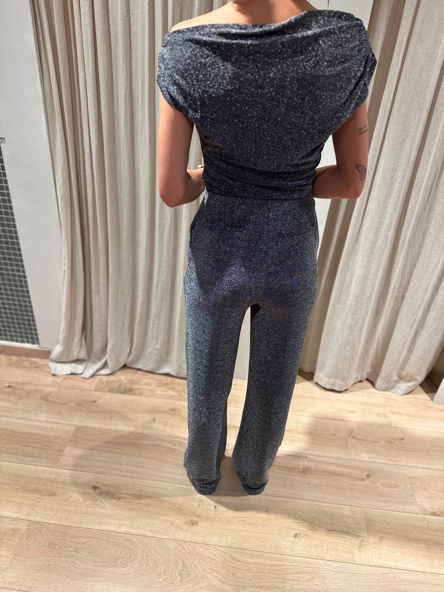 Pantalon true - argent