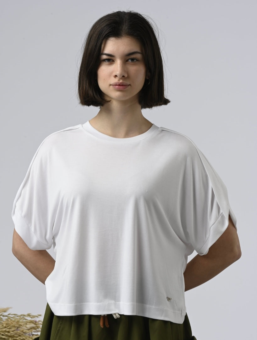 T-shirt delta - blanc