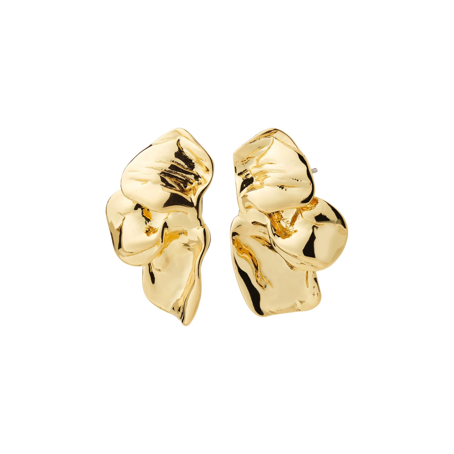 Boucles d'oreilles SOLARI plaquées or