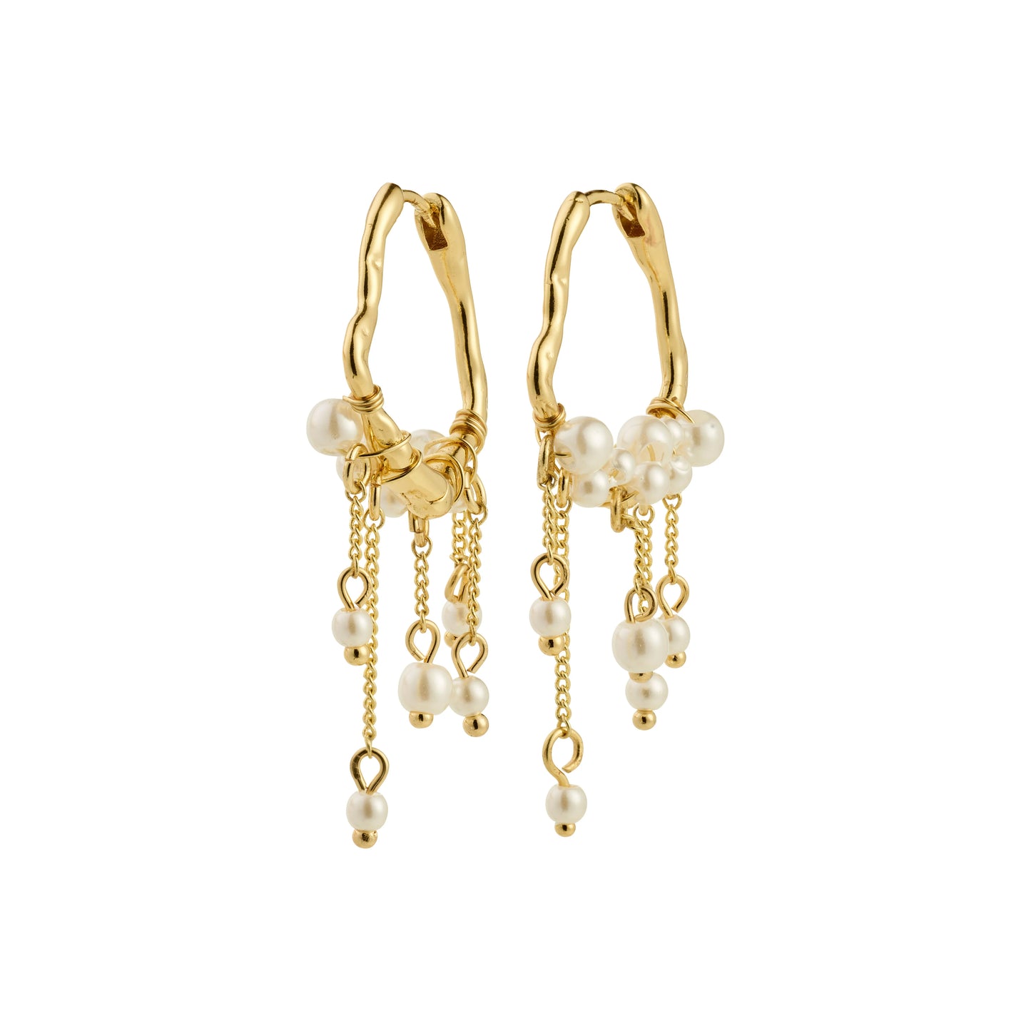 JASPER earrings gold-plated