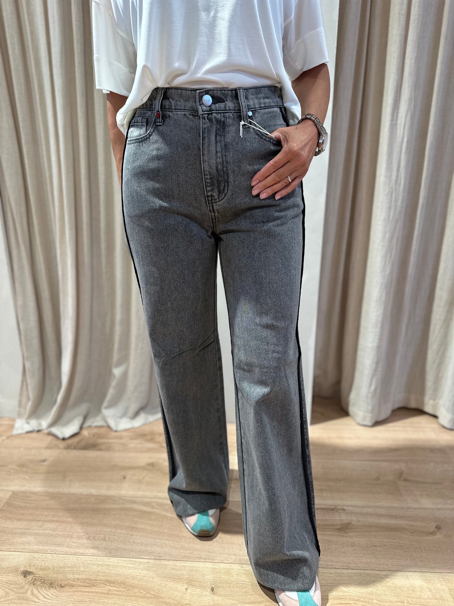 Fleure gris jeans