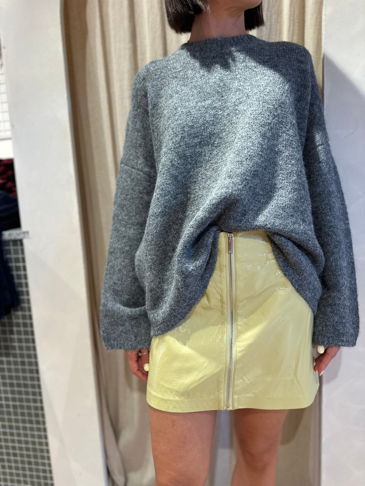 Qeena skirt - leek Green