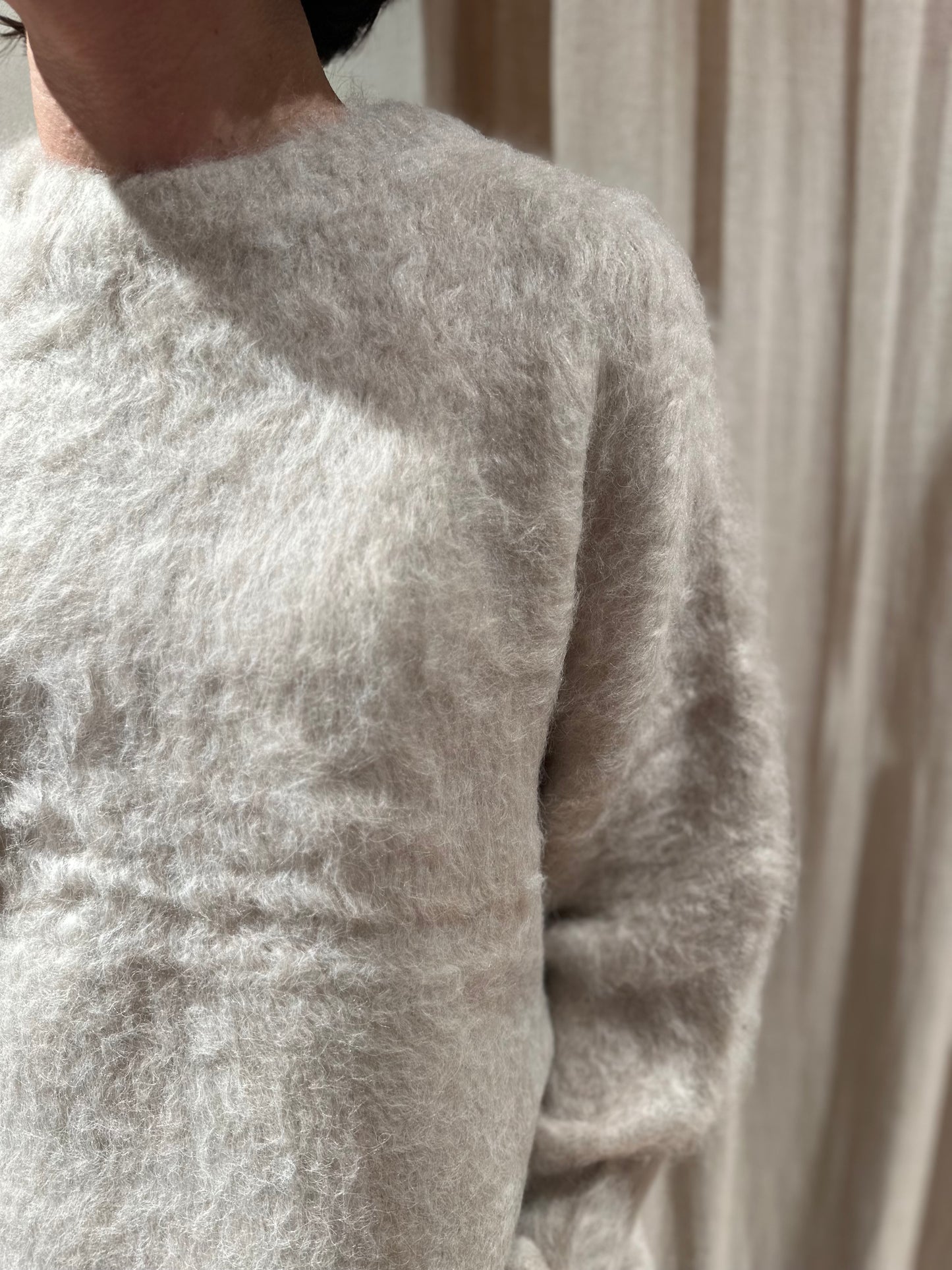 Gillis brush knit - light beige
