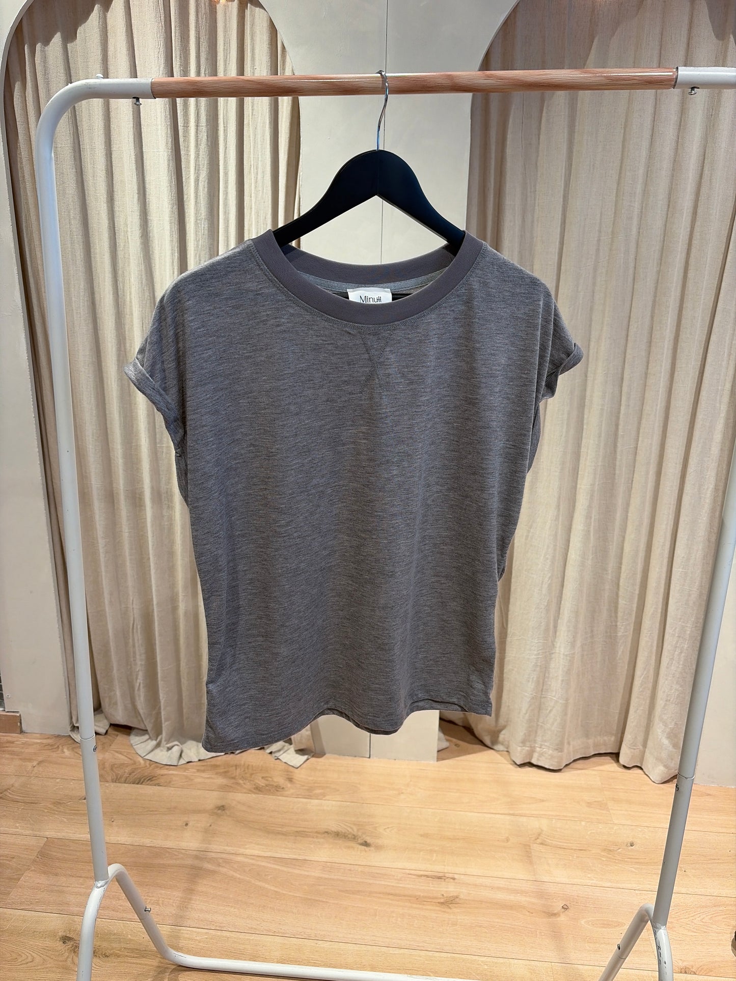 T-shirt flying gris