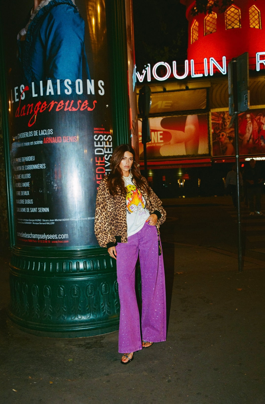 Jeans Mayra - purple.