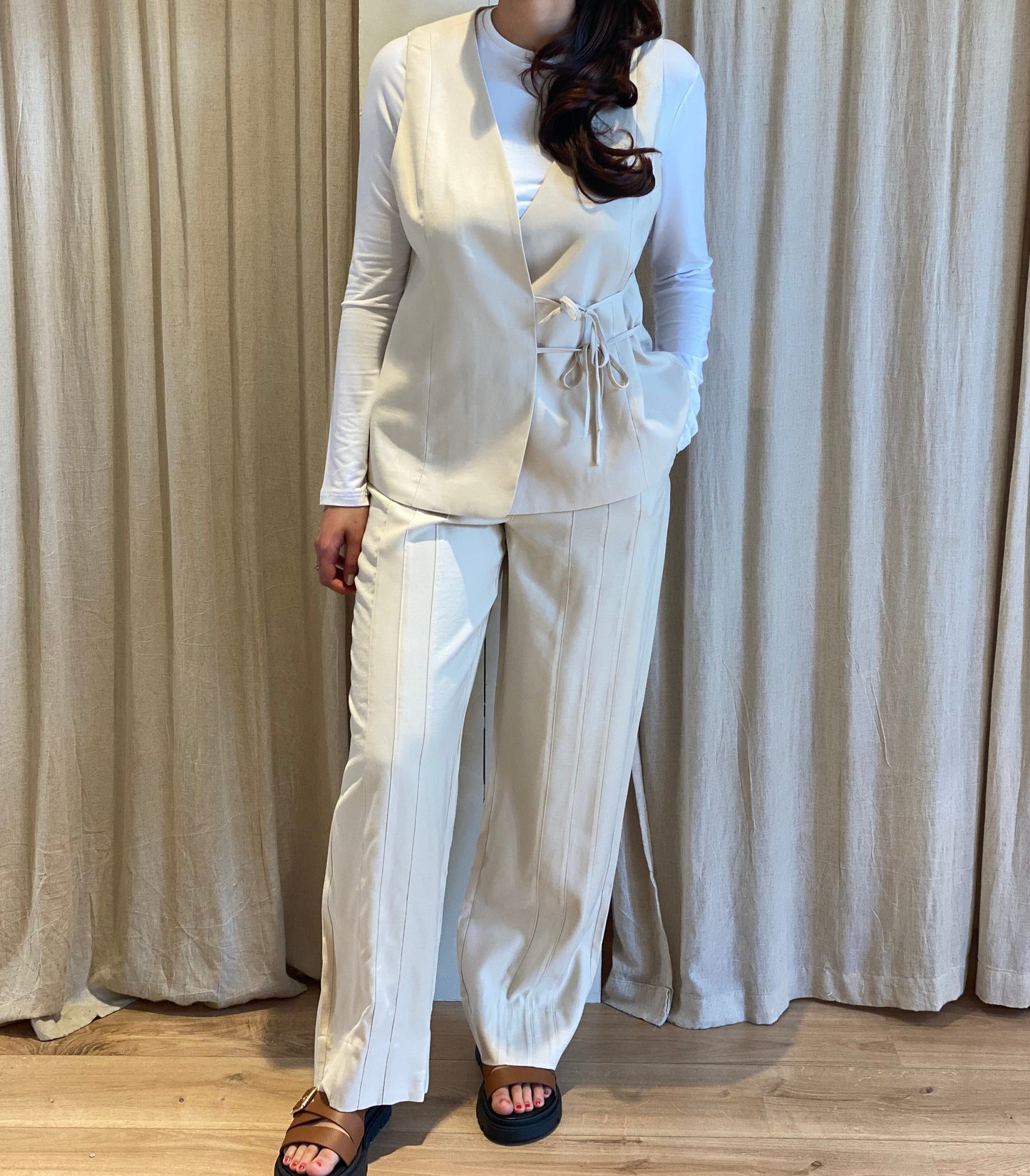 Cassi pant - oyster
