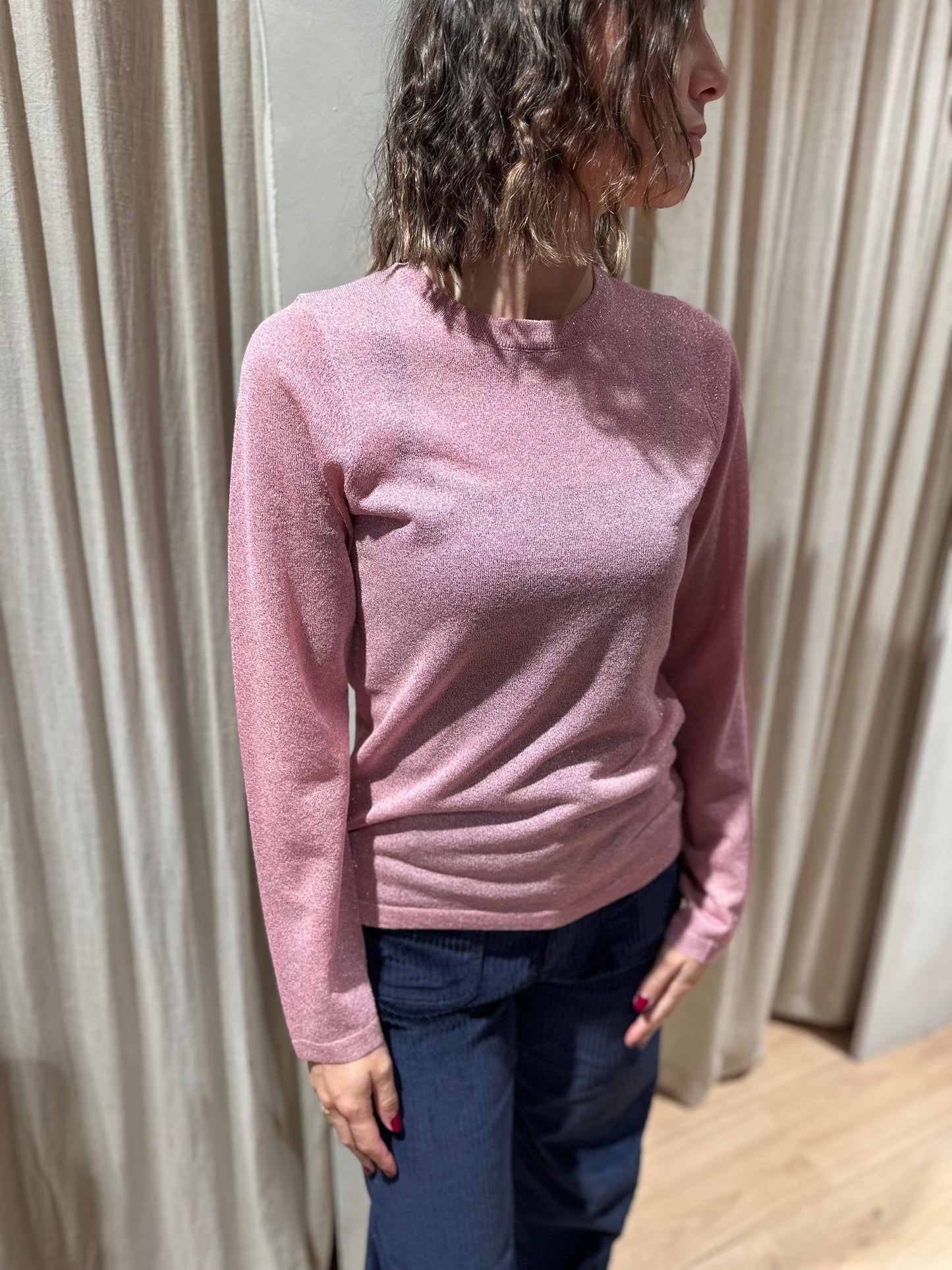 T-shirt hazelnut - rose