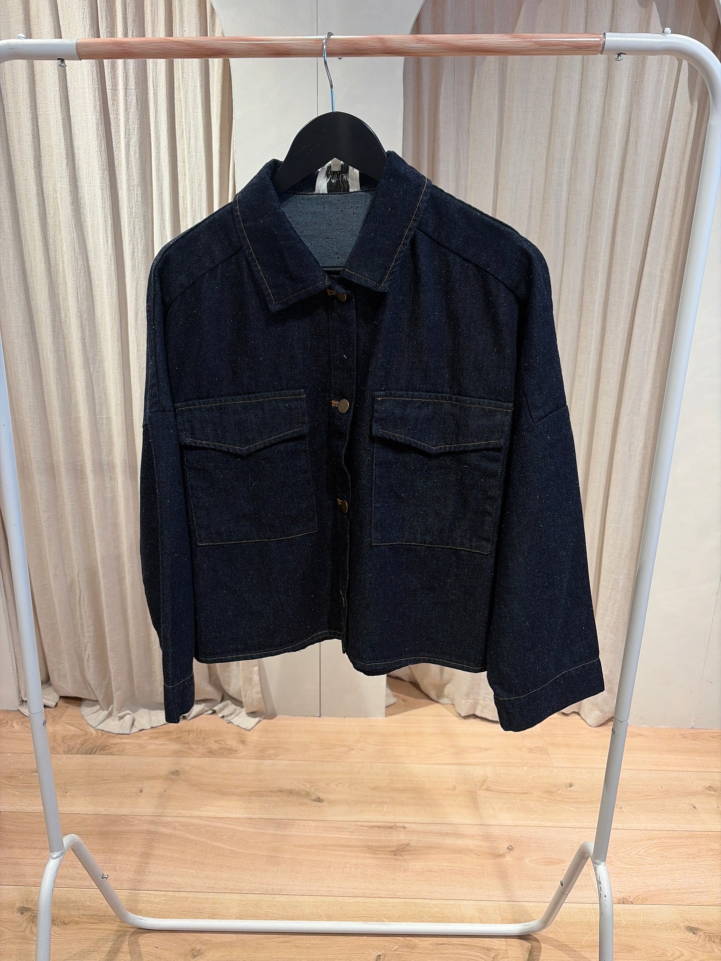 Top Lylou denim foncé