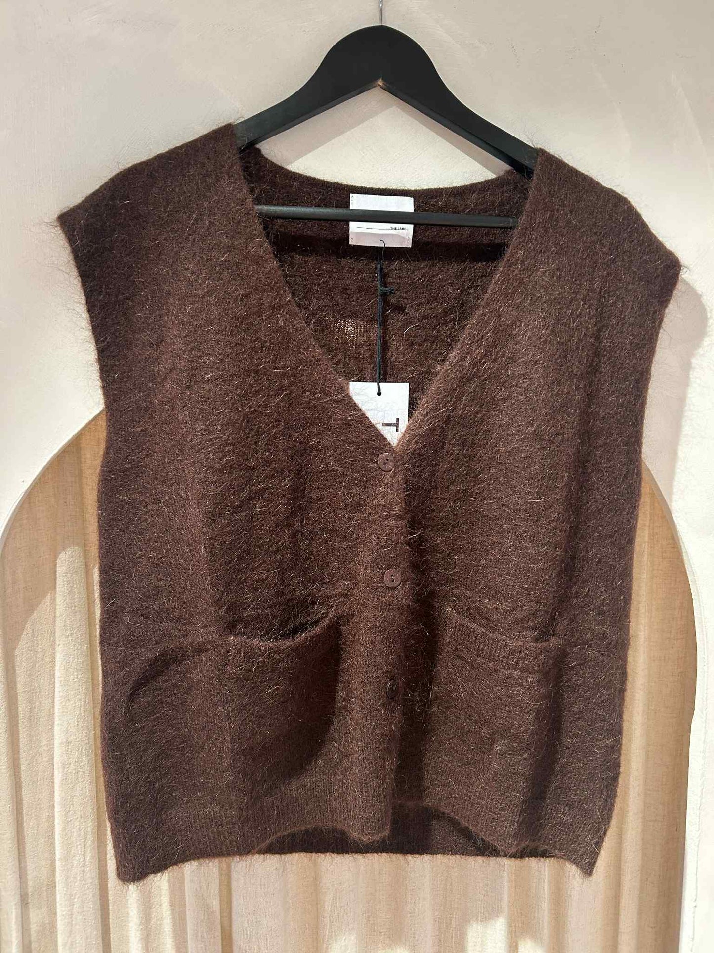 Cardigan castlerock - chocolat