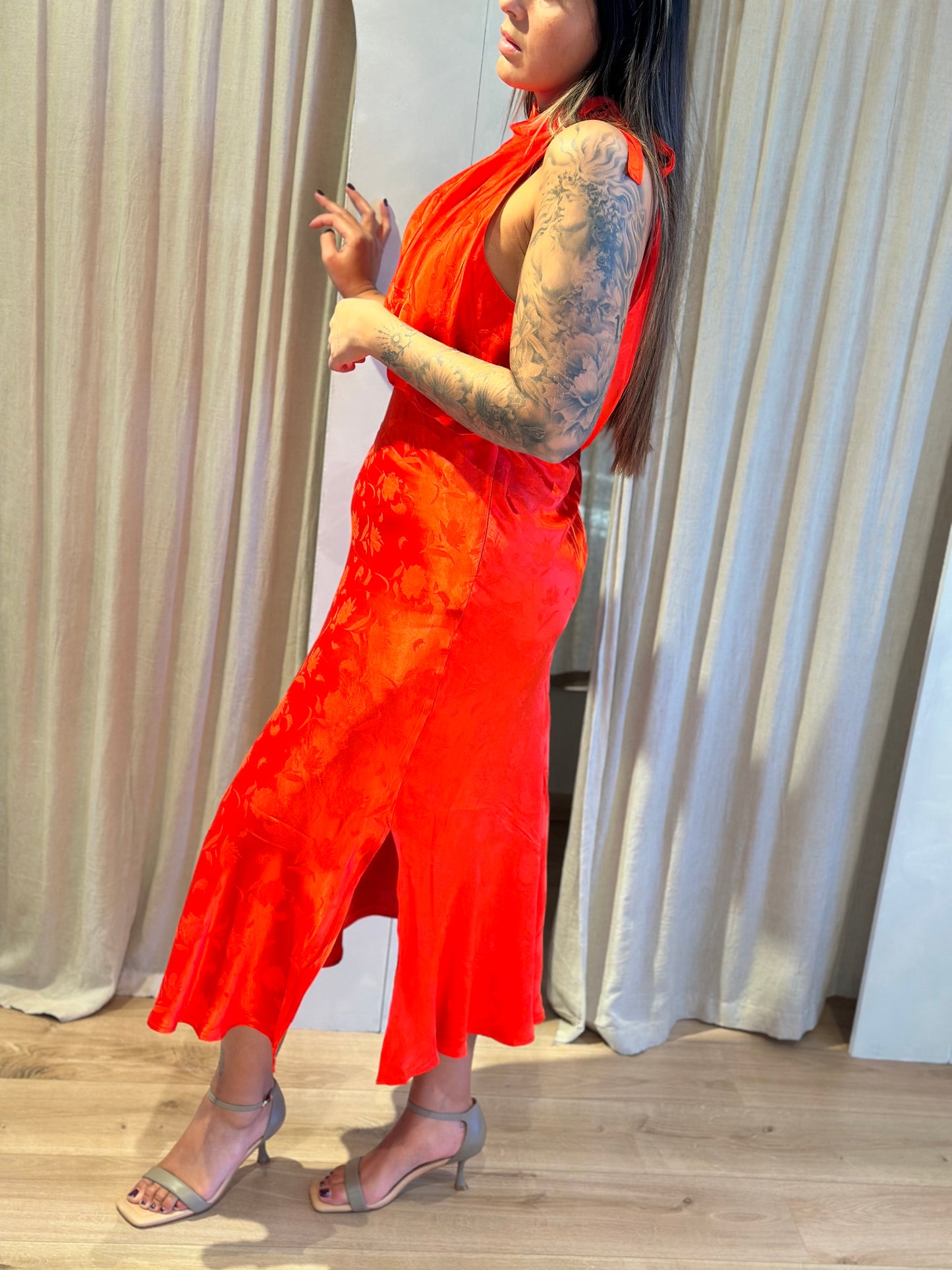 Robe nelcie - rouge