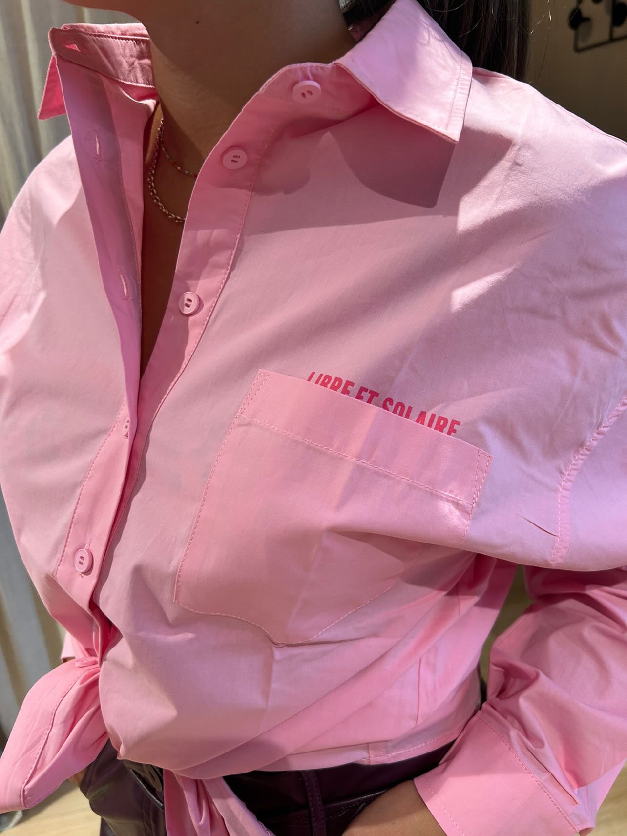 Chemise candy - rose