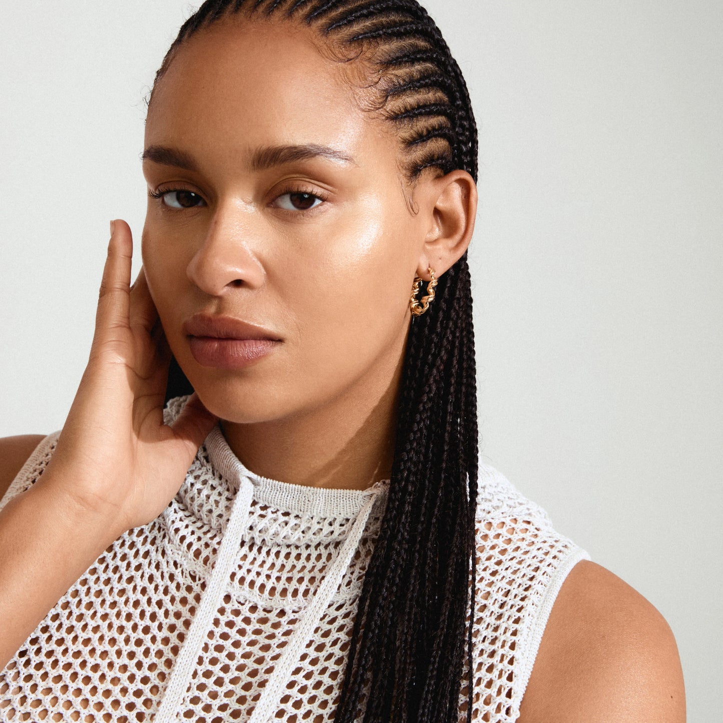 LARISA boucle d’oreille gold-plated