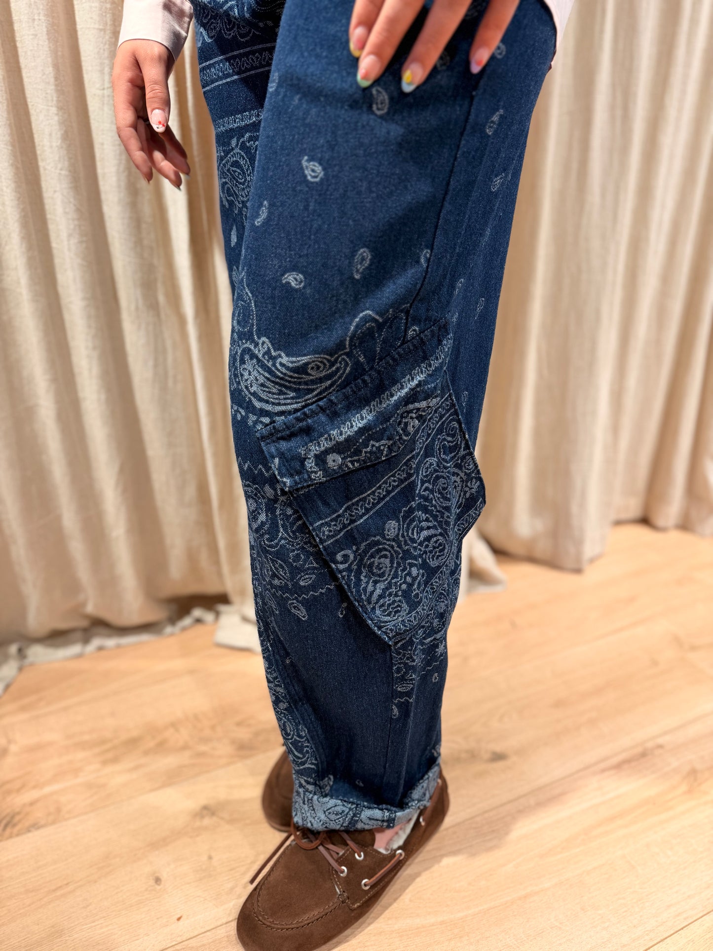 Timéo pantalon bandana denim