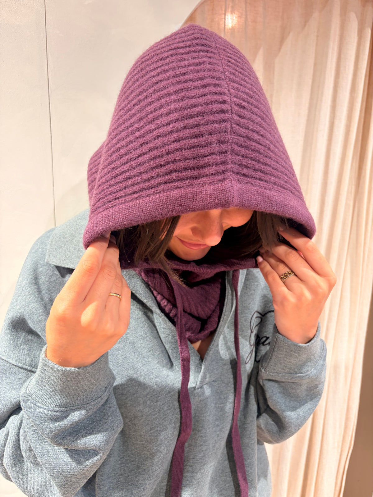 Cagoule Casco - aubergine