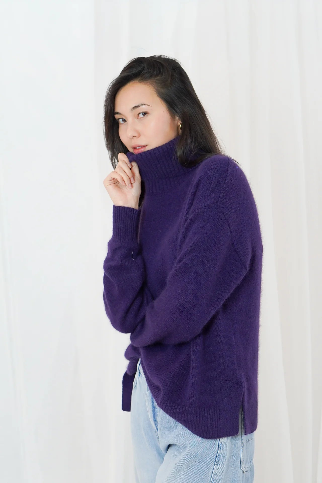 Jumper Greeley - aubergine