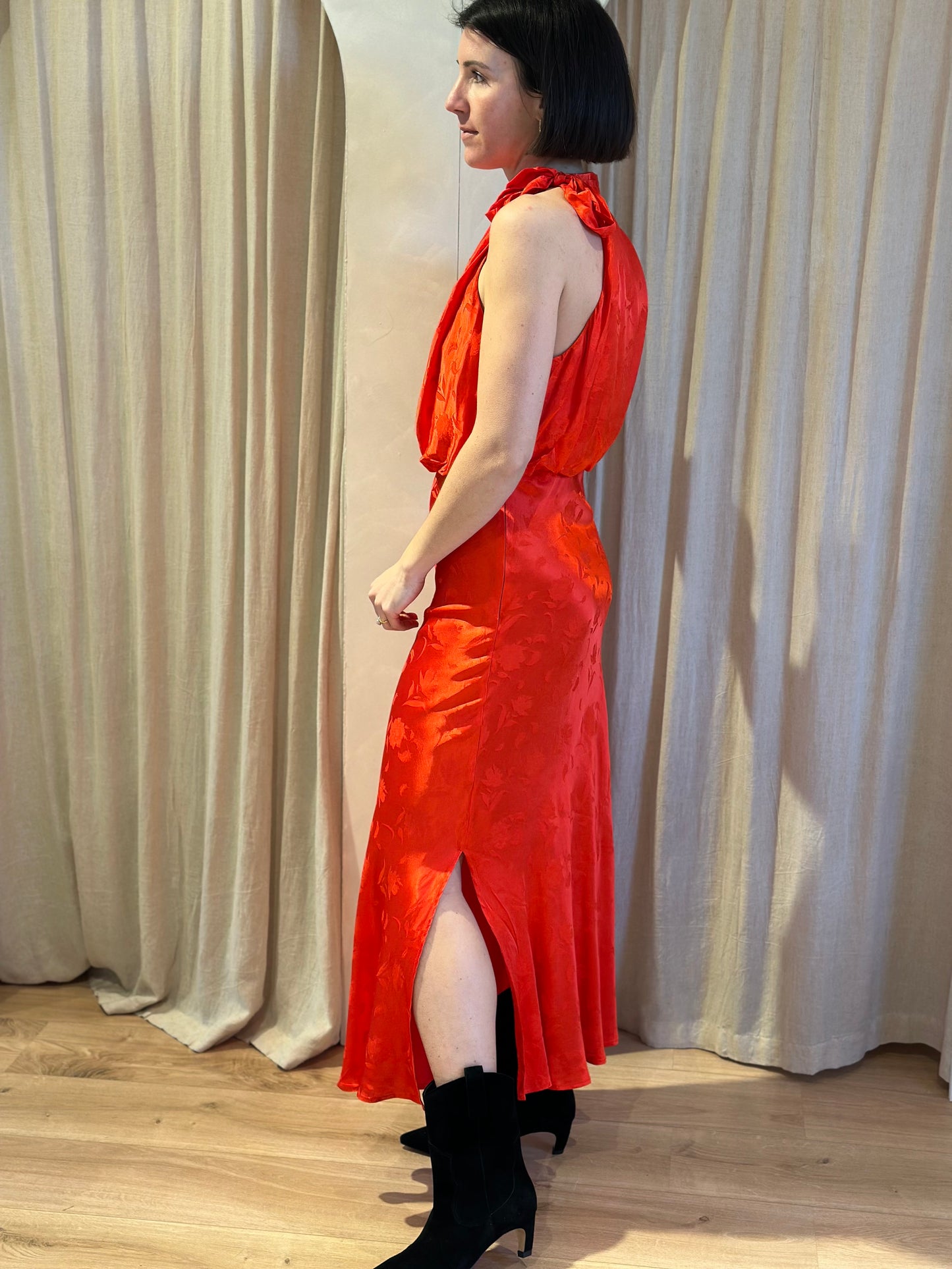 Robe nelcie - rouge