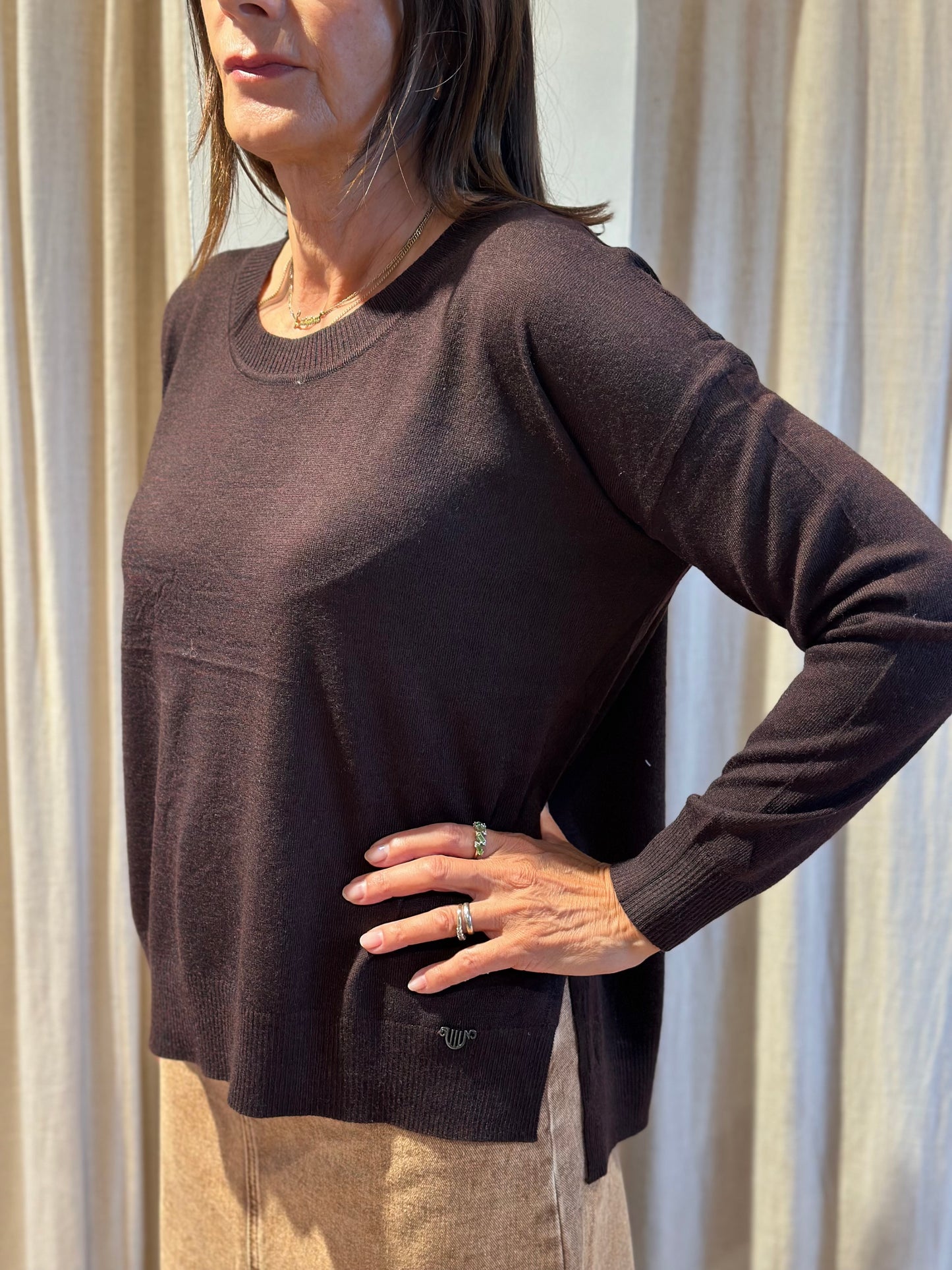Pull ilsa - chocolat