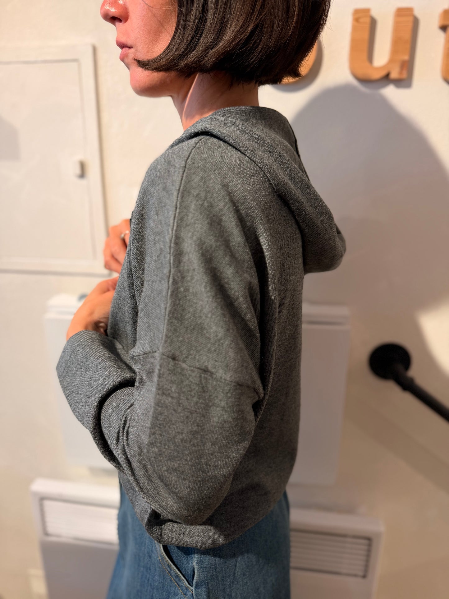 Gilet Margaux gris chine