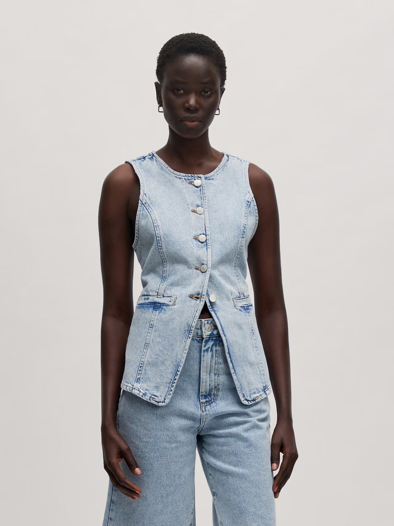 Lyla denim vest
