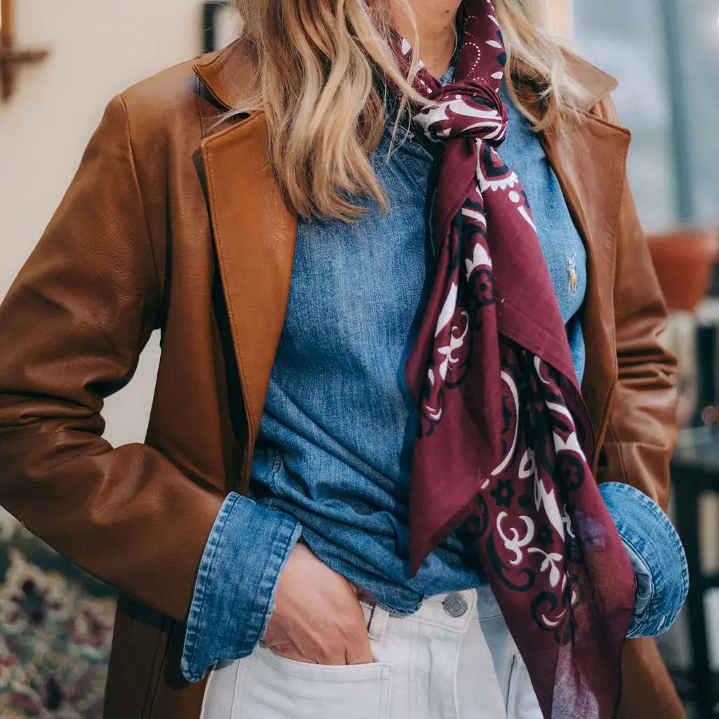 Bandana Bordeaux