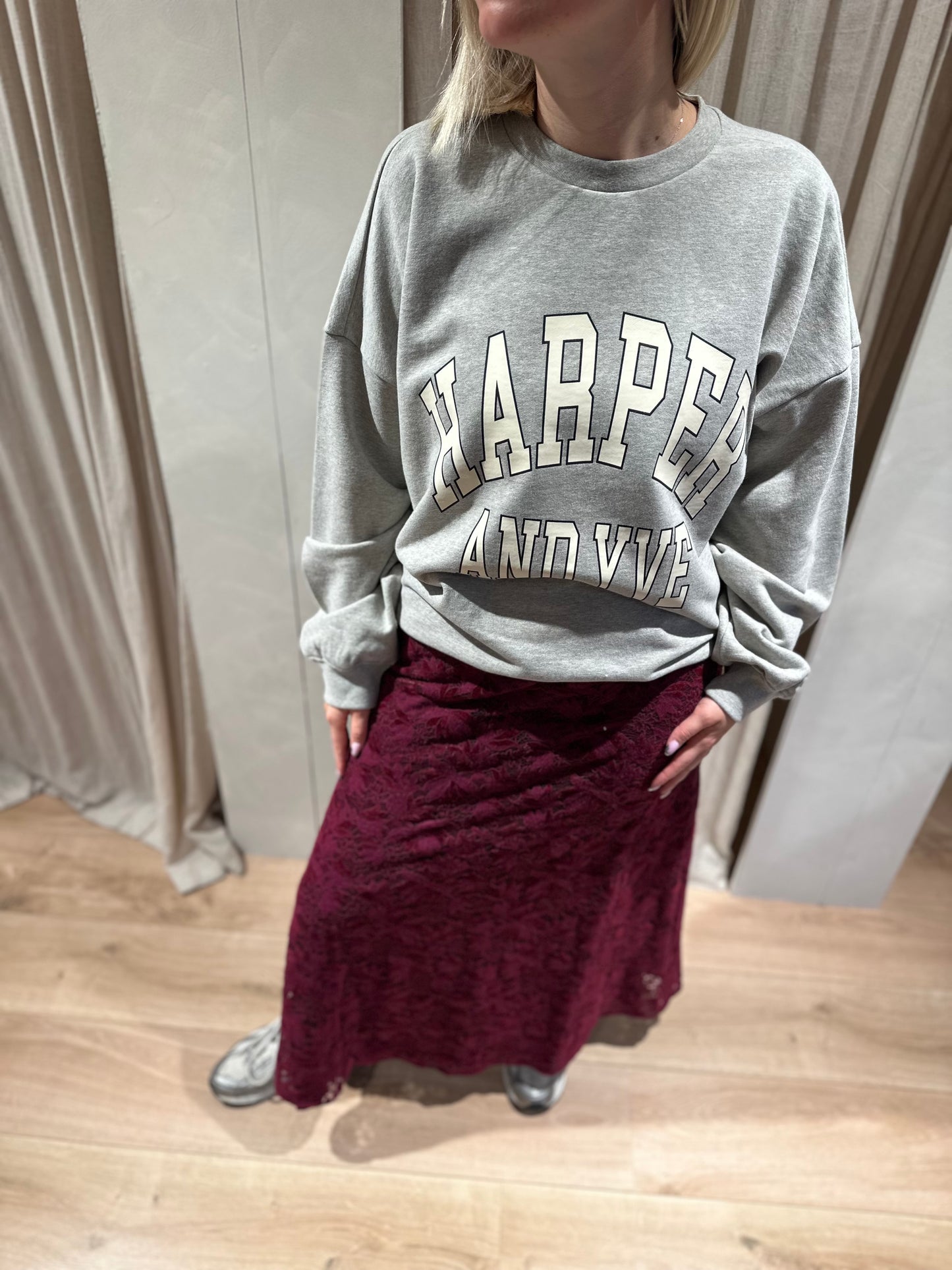 Varsity sw - grey mélange