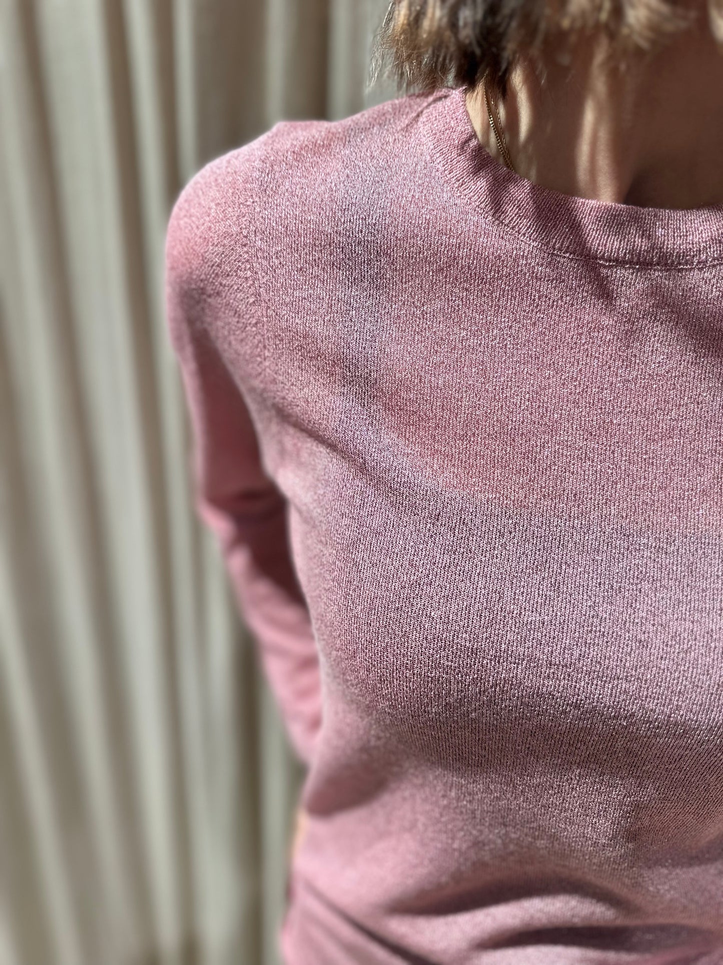 T-shirt hazelnut - rose