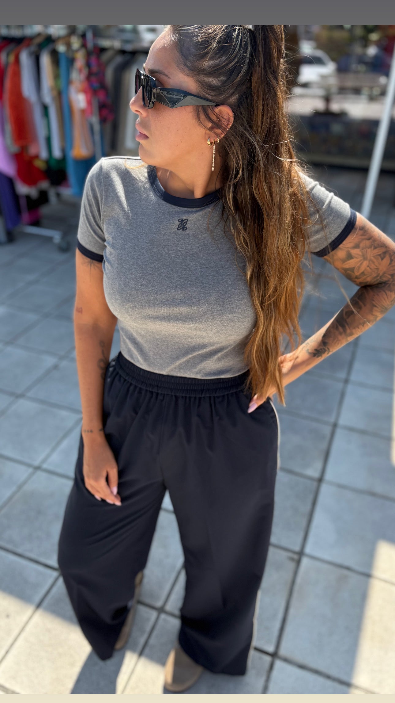 T-shirt sany - gris