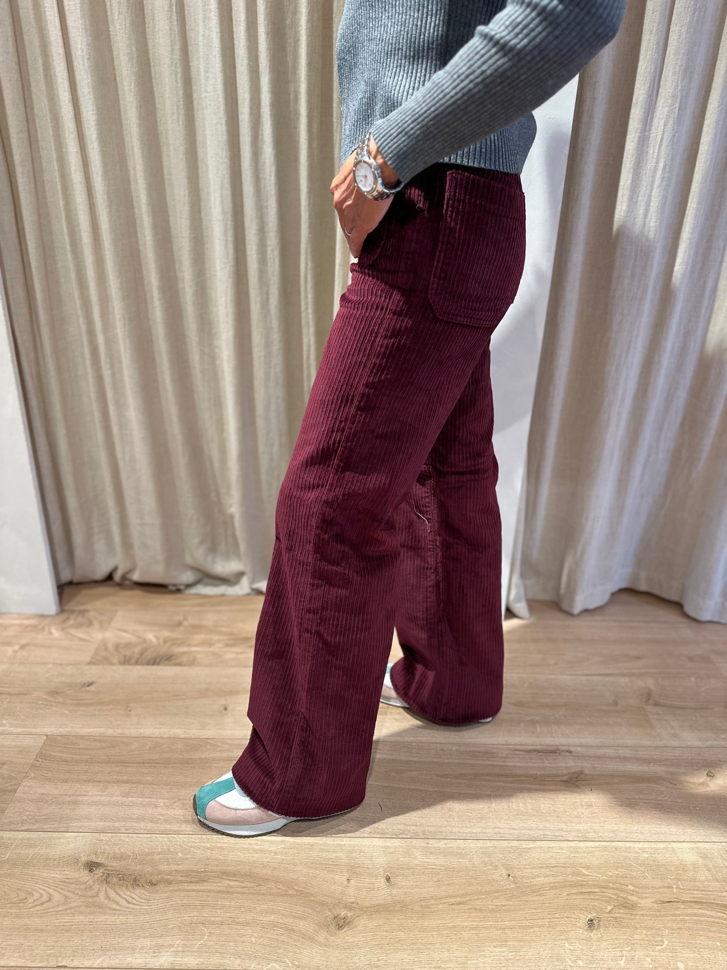 Fauve - bordeaux velour