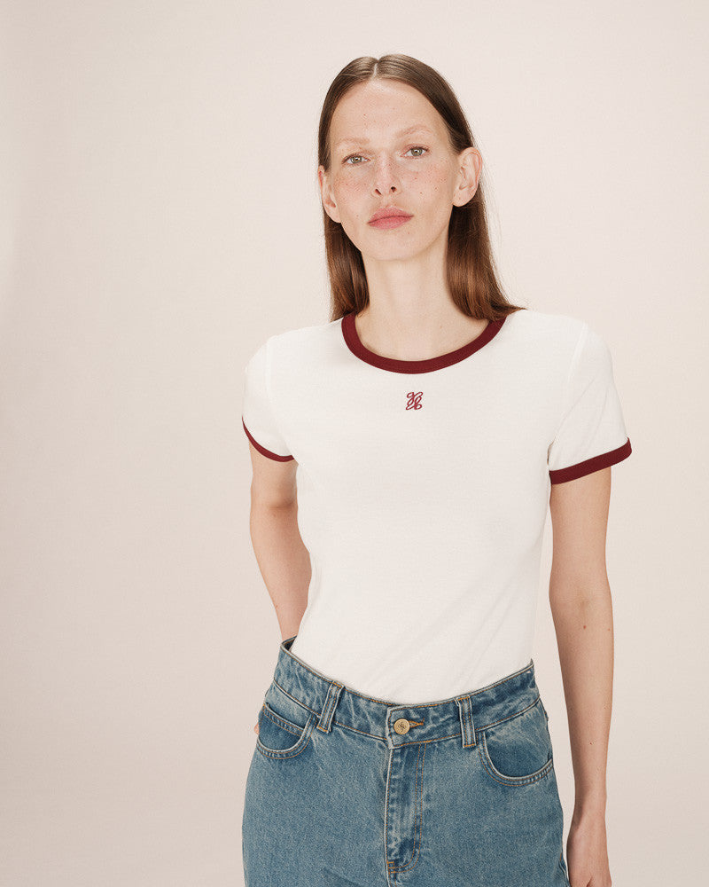 T-shirt sany - ecru