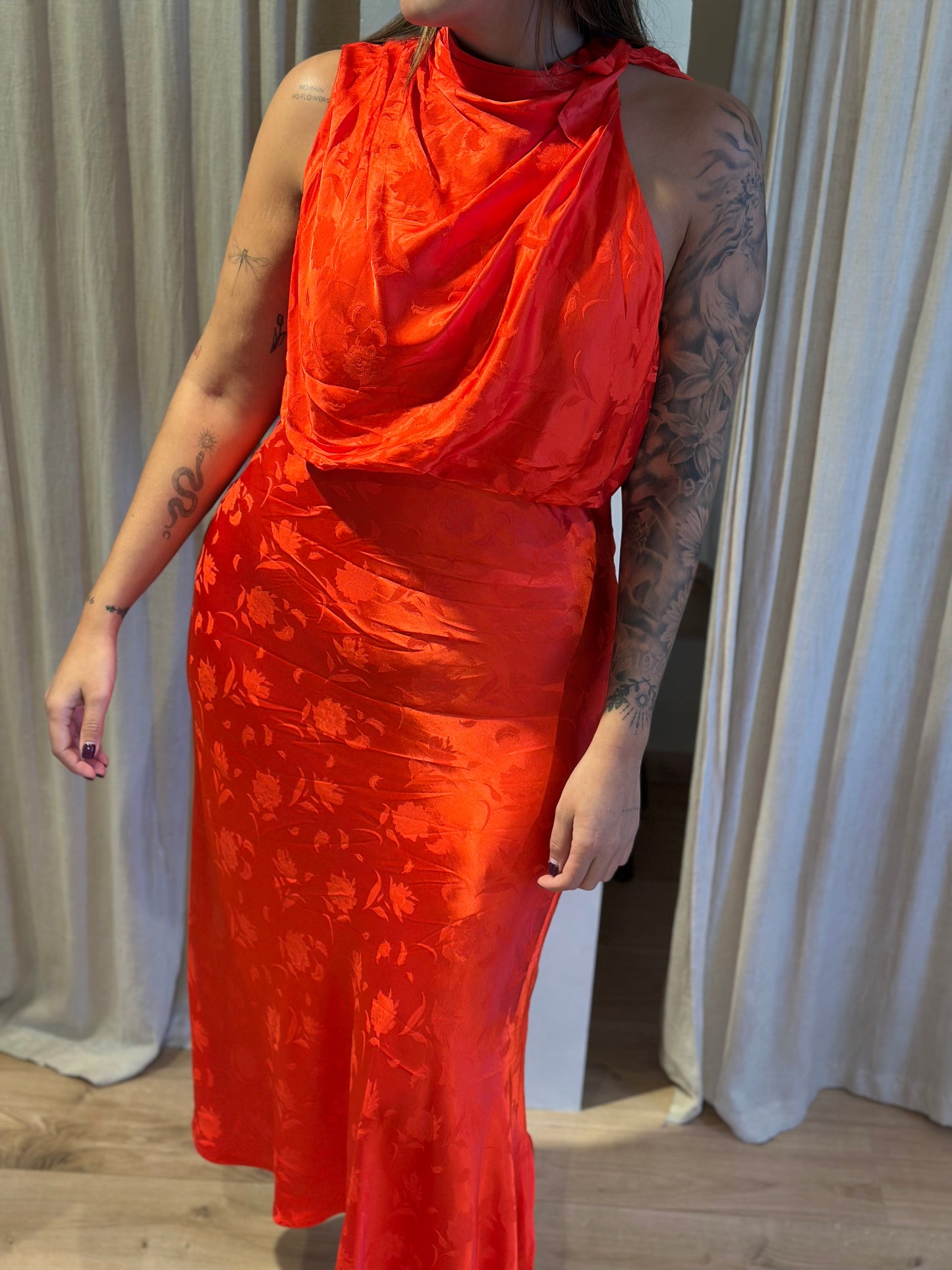 Robe nelcie - rouge