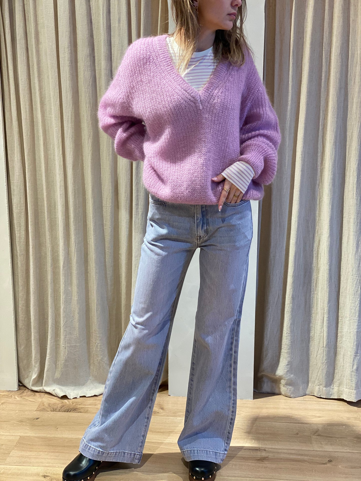 Fleure pant- purple
