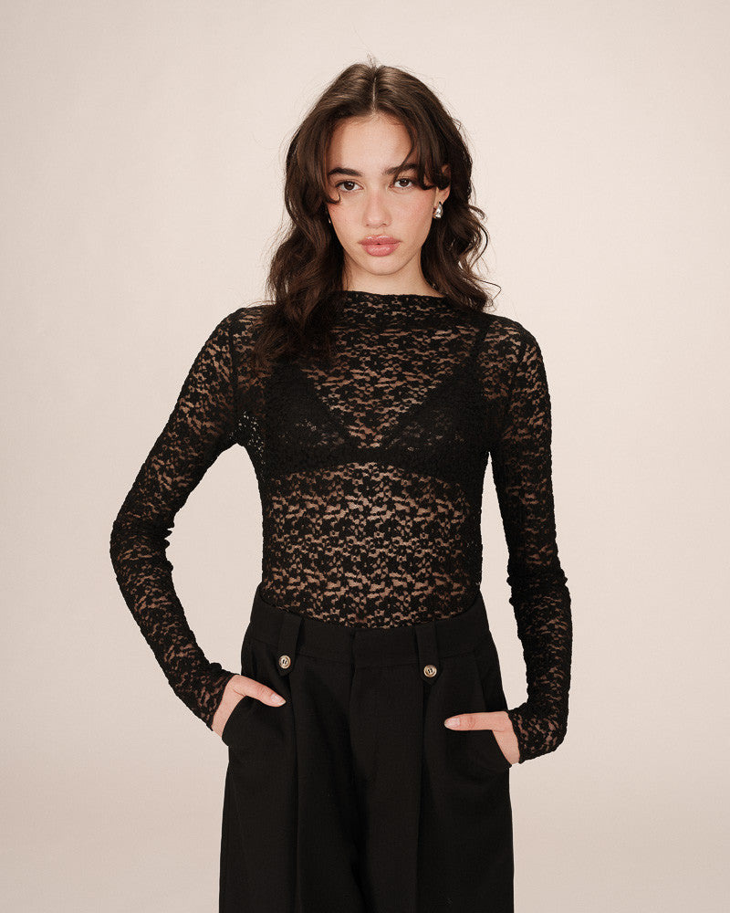 Blouse Shady - noir
