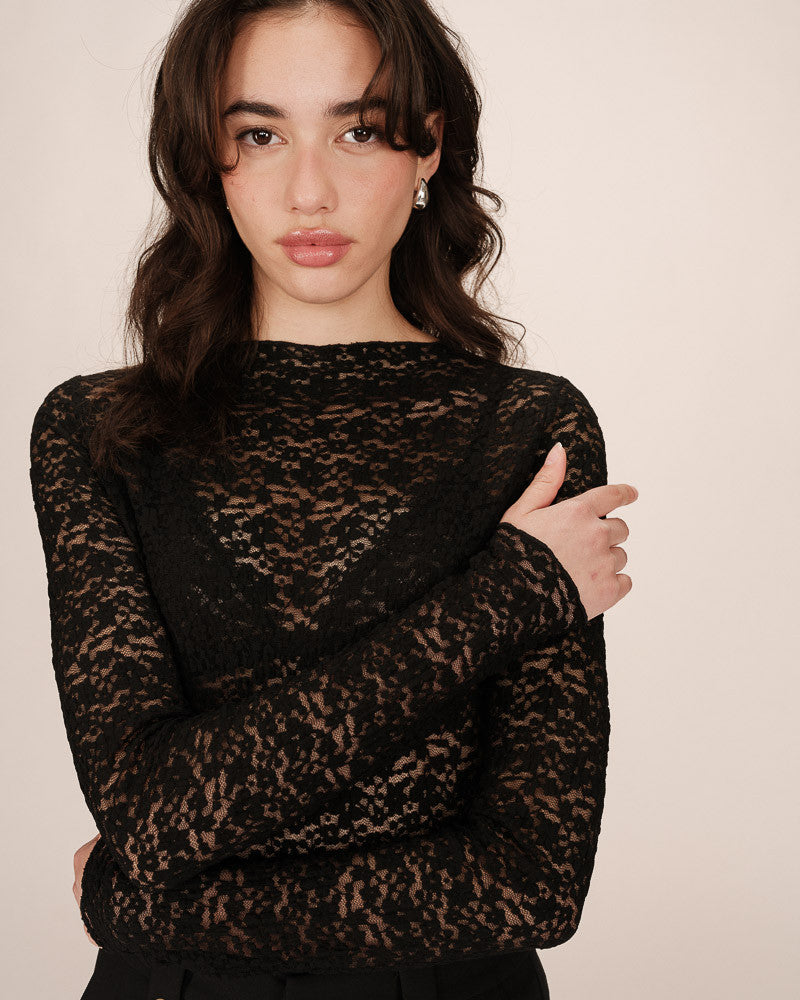 Blouse Shady - noir