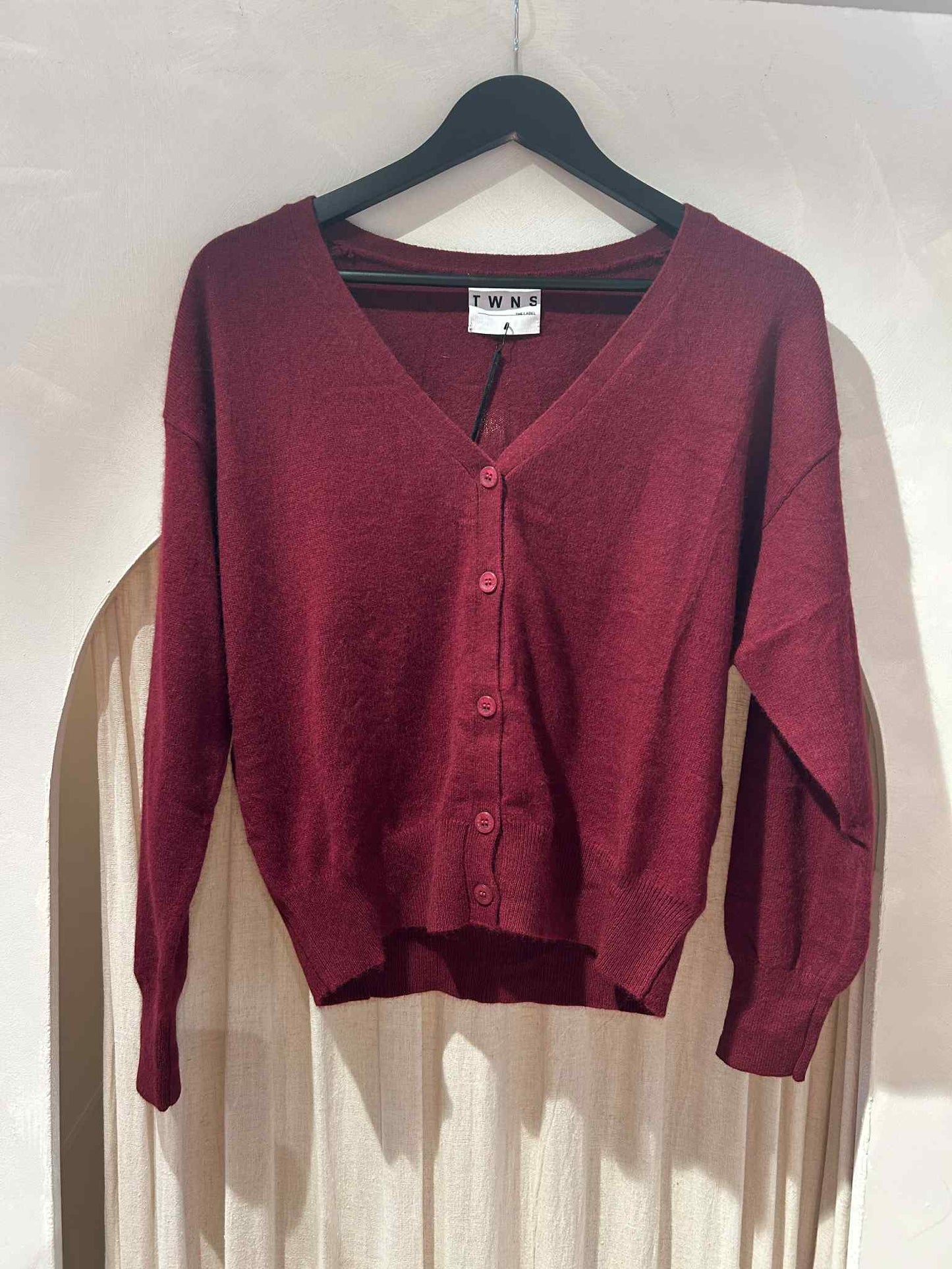 Cardigan Aspen - burgundy