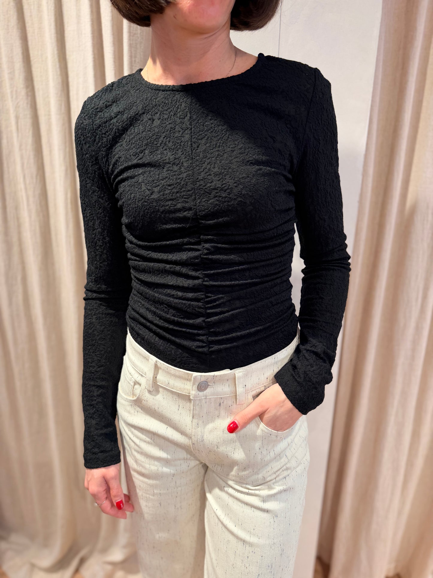 T-shirt Amberly-M Jiselle - Black