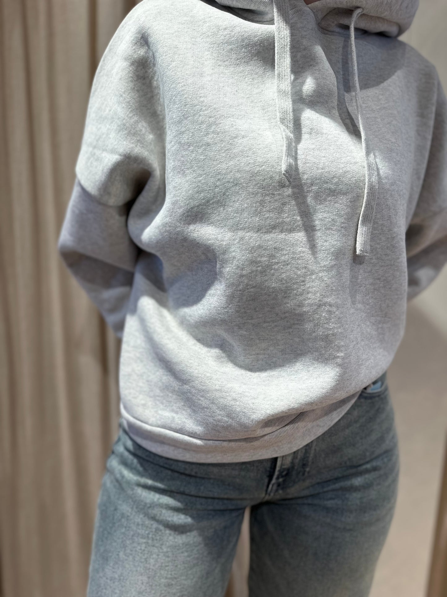 Hooded sweater - grey