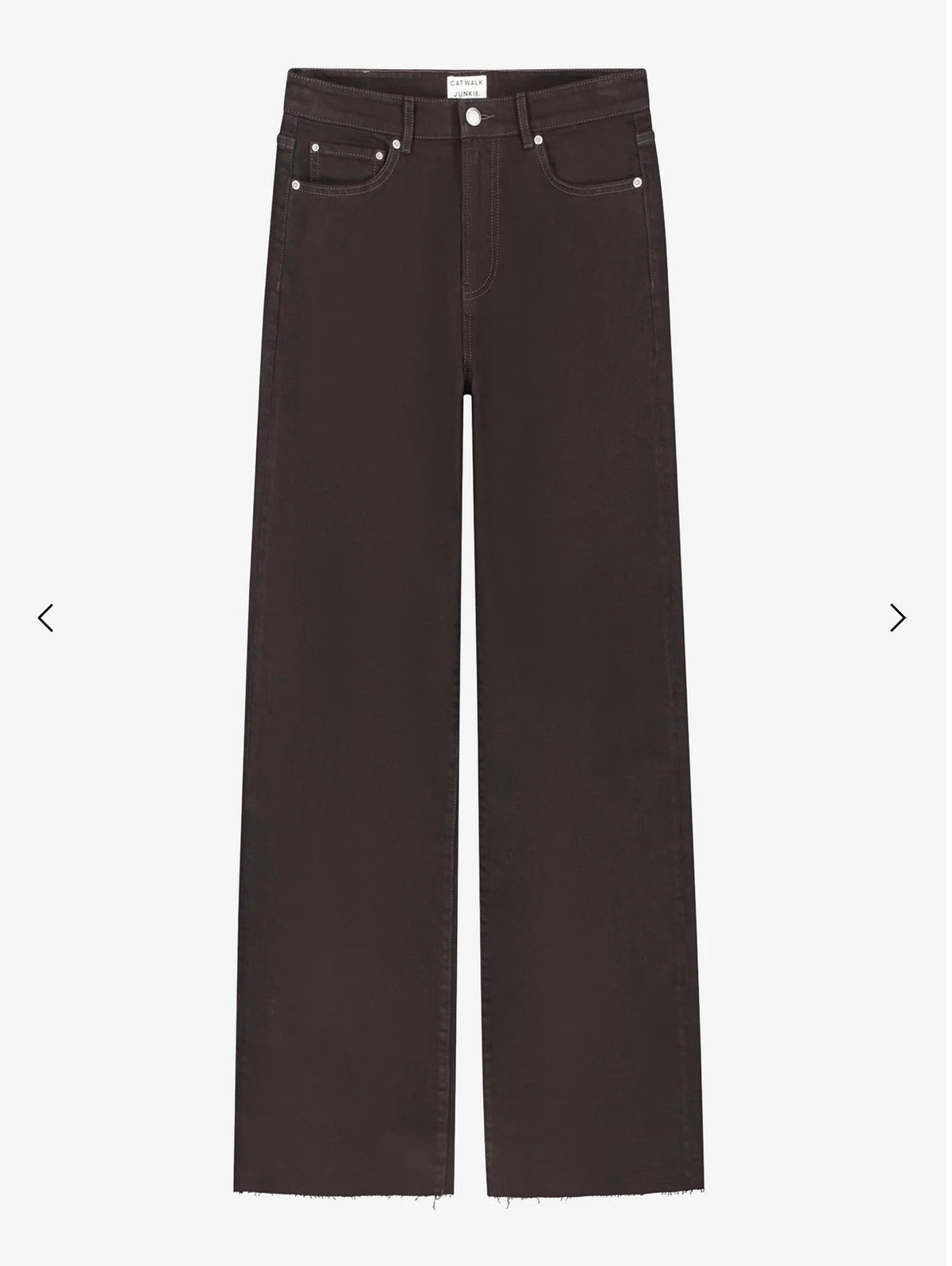 Loose fit jeans dark cacao