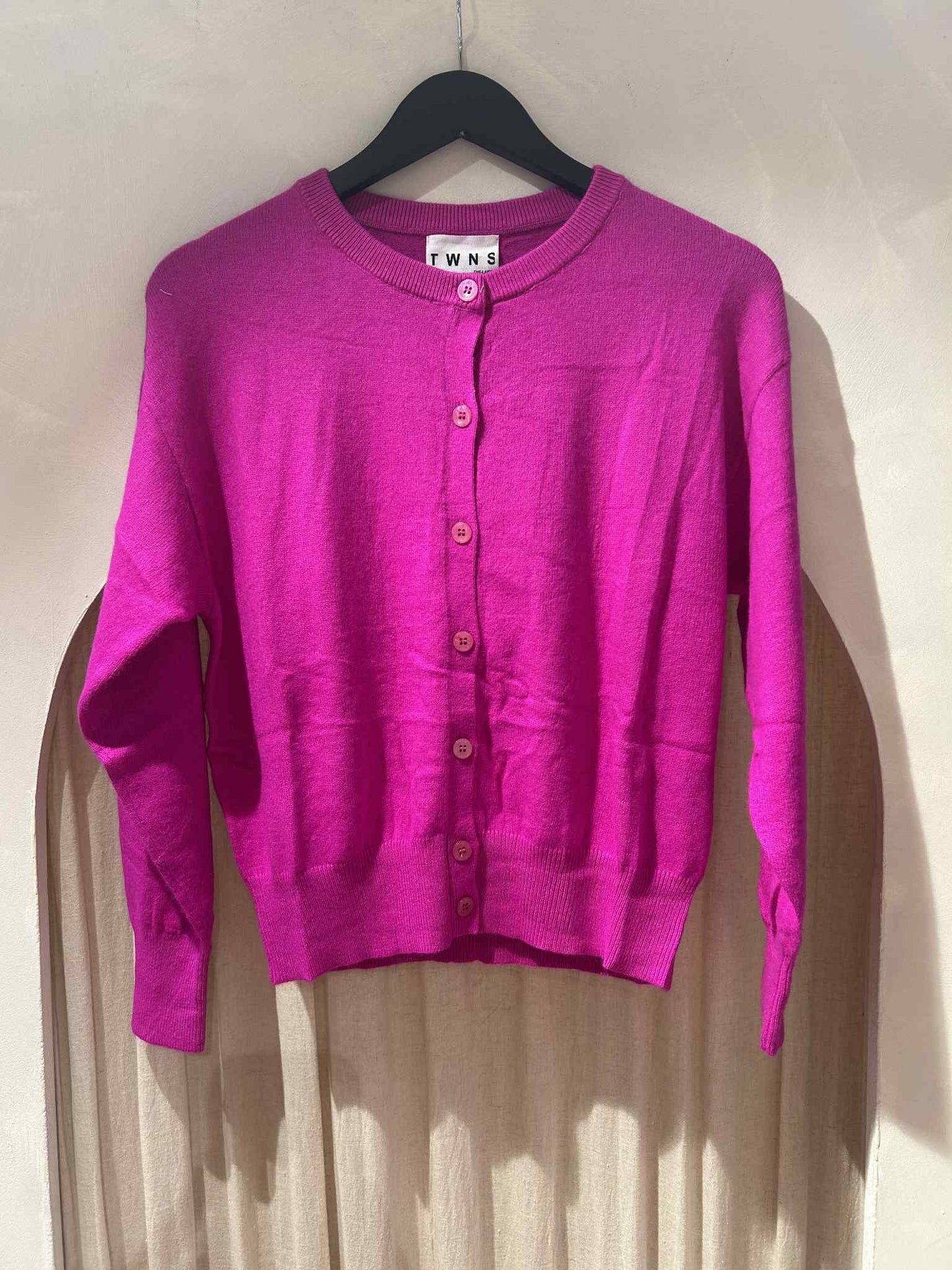 Cardigan montrose - magenta