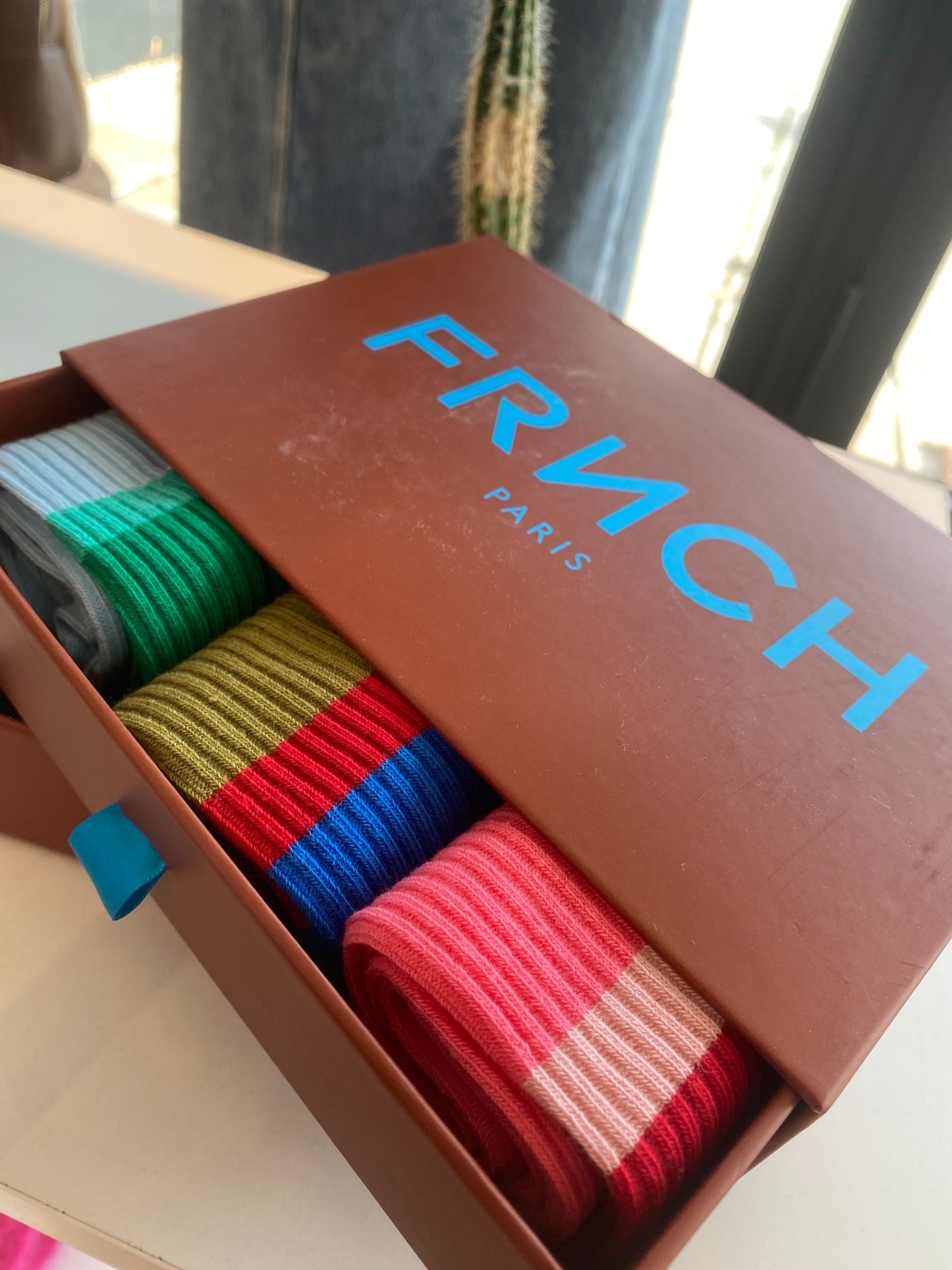 Chausette Yvete - marron glacé