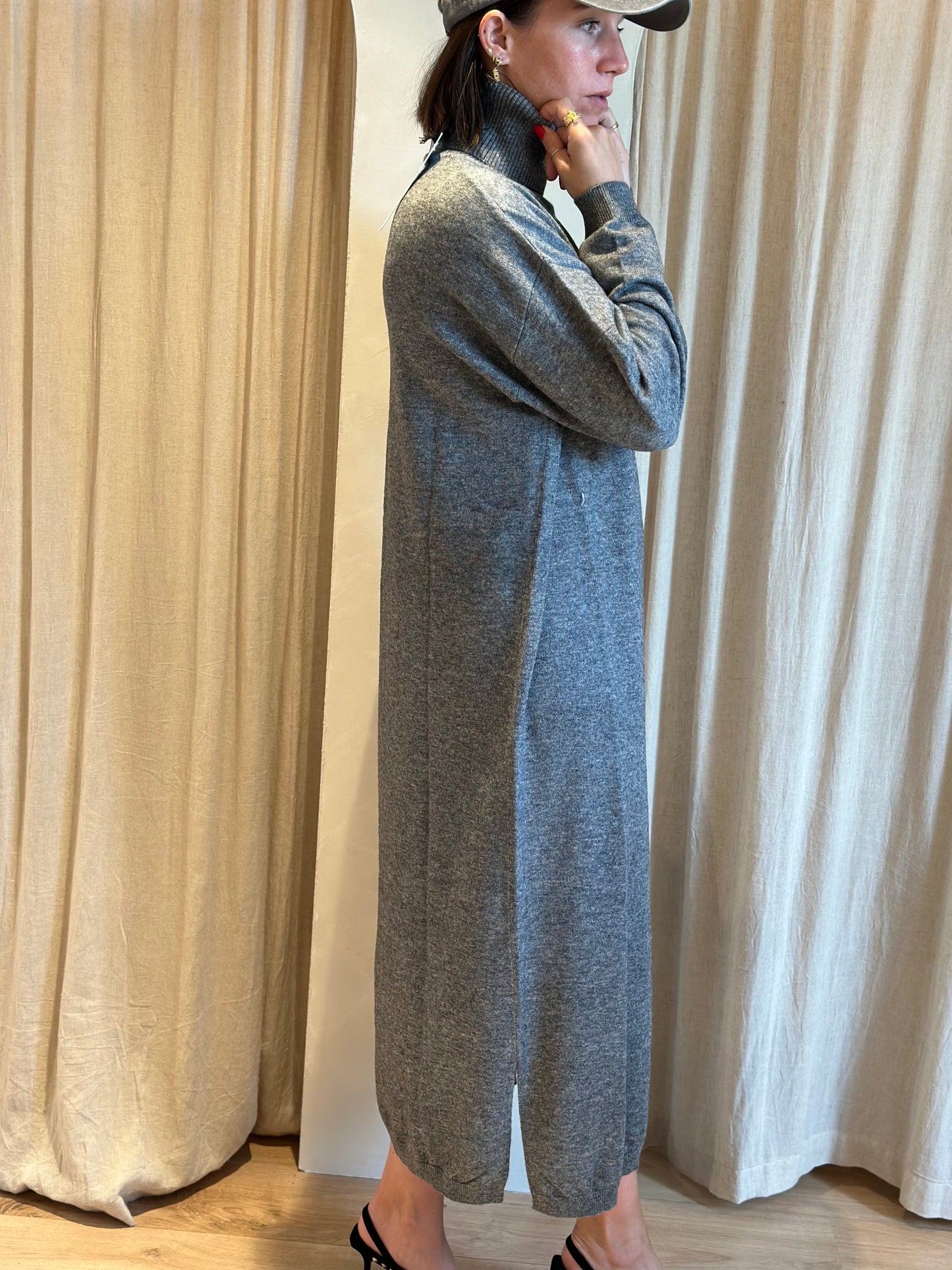 Robe longue Maurice - gris foncé
