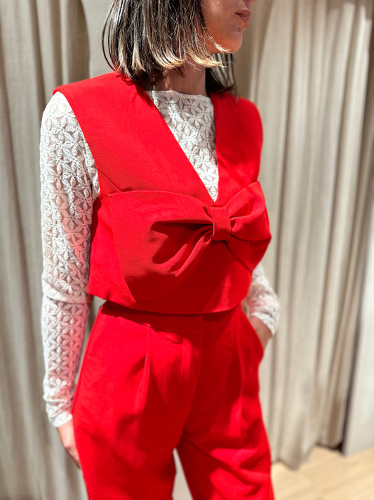 Sabrina ss - poppy red