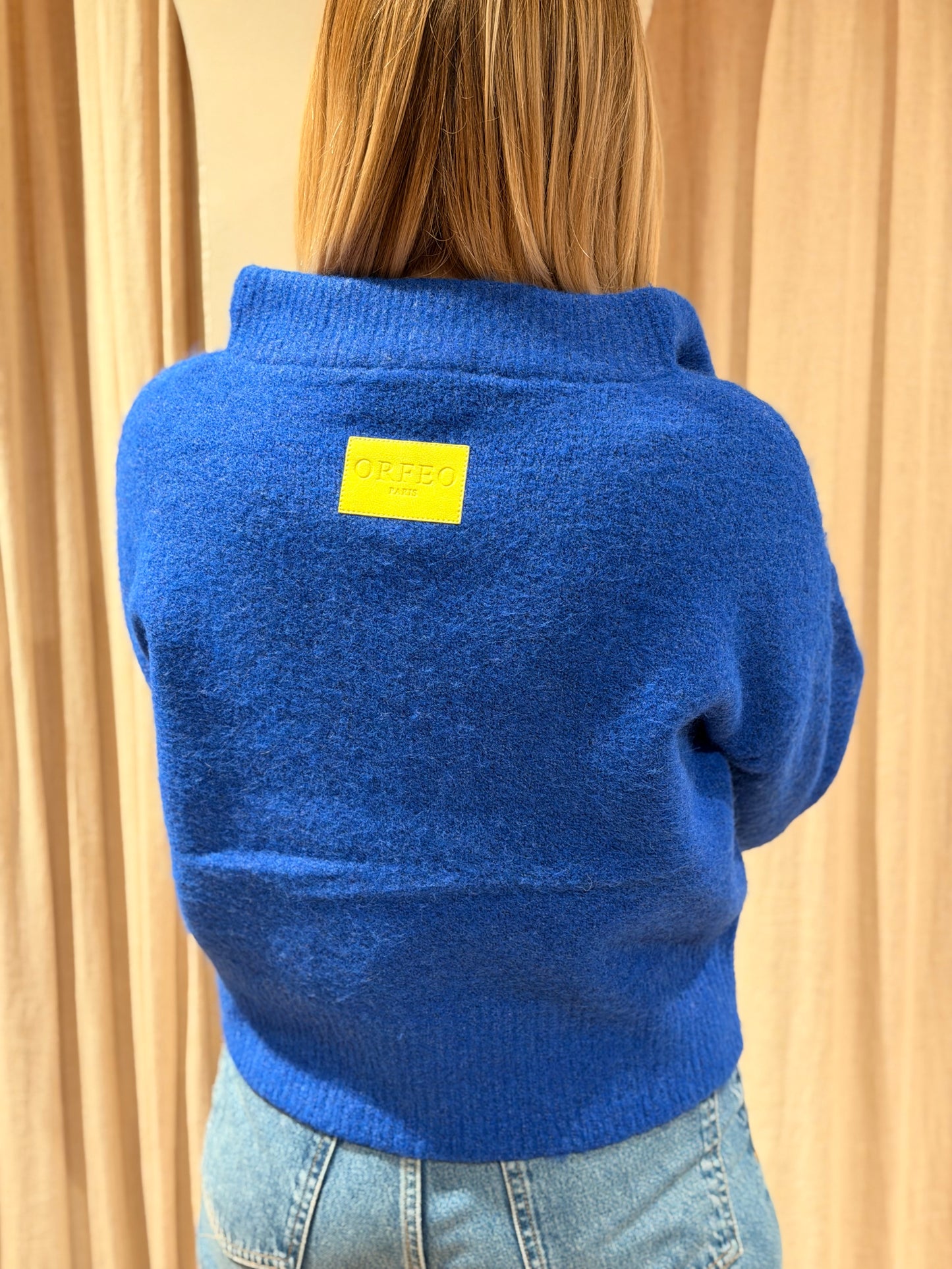 Pull Bronagh-Bleu électrique