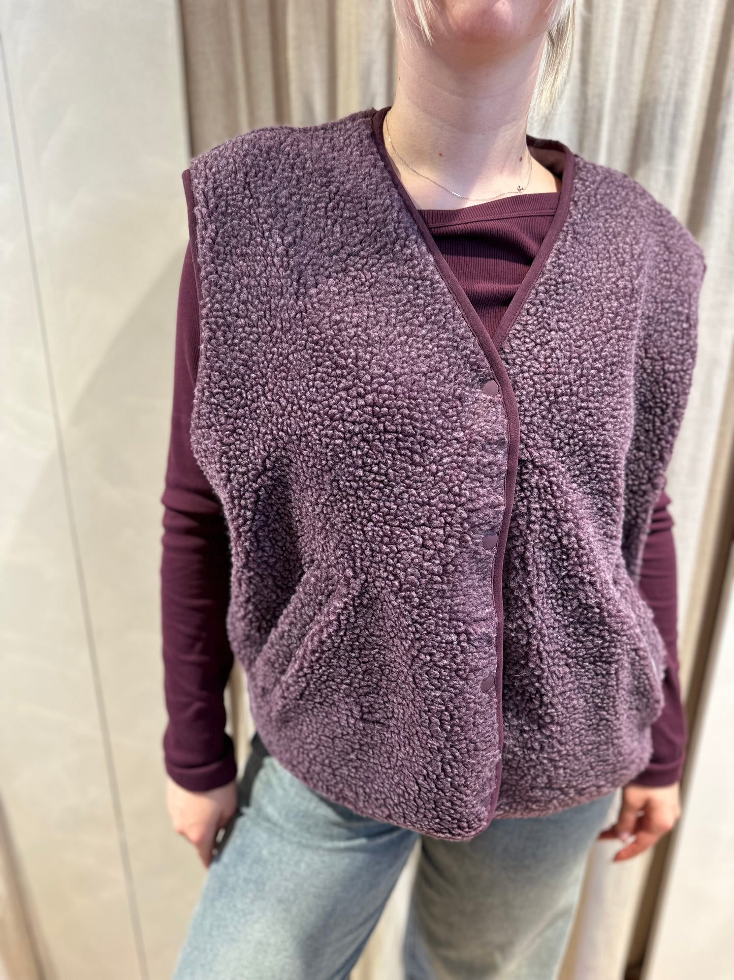 Teddy bodywramer - plum
